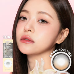 One Pick Only One Dusty Brown 1Day - Korean Daily Colored Contact Lenses