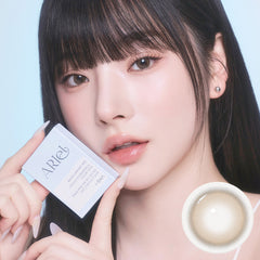 Brown Oriana Ariel 1Day contact lenses by I-SHA, showing the lens design and color for daily wear.