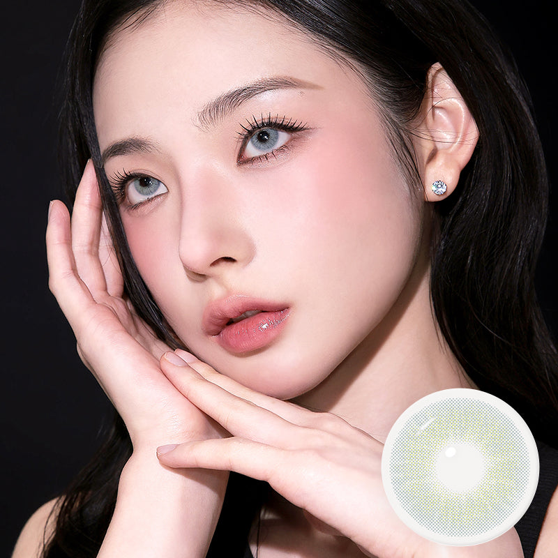 Neon Pop Neon Gray 1Month - Korean Monthly Colored Contact Lenses