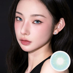 Neon Pop Aqua Blue 1Month - Korean Monthly Colored Contact Lenses
