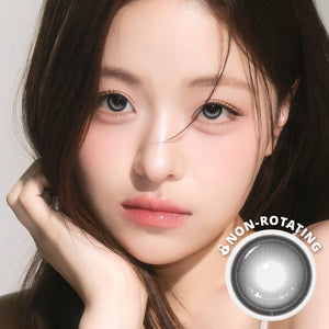 Wish I-GIRL One Pick Dear One Dear gray hair extension with soft, natural texture in a 1-meter length.