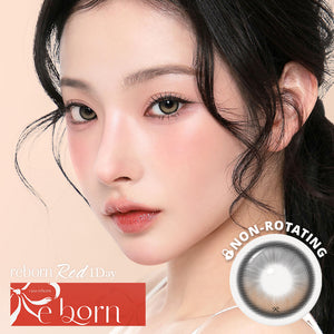 REBORN RED Creamy Brown 1Day - Korean Daily Colored Contact Lenses