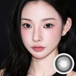 LN25 Carbon Black 1Month - Korean Monthly Colored Contact Lenses