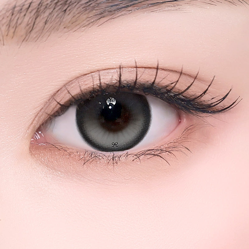 REBORN RED Milky Gray 1Month - Korean Monthly Colored Contact Lenses