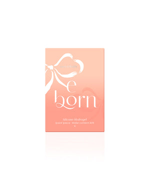 I-SHA REBORN Hue Milk Soda monthly colored contact lens box, sterile hydrophilic color lens