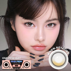 One Pick Balance Golden Hour 1Day - Korean Daily Colored Contact Lenses