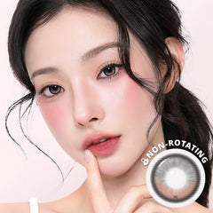 REBORN RED Rosy Cream 1Month - Korean Monthly Colored Contact Lenses