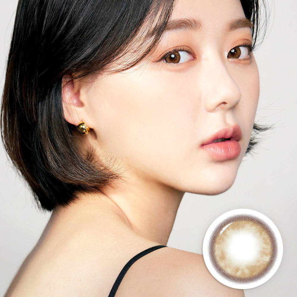 ORIANA Molton Amber Brown 1Day - Korean Daily Colored Contact Lenses
