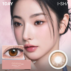 ORIANA Shade Brown 1Day - Korean Daily Colored Contact Lenses