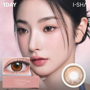 ORIANA Shade Brown 1Day - Korean Daily Colored Contact Lenses