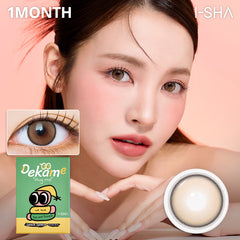 Dekame Hug me Brown 1Month - Korean Monthly Colored Contact Lenses