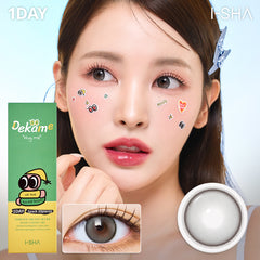 Dekame Hug me Gray 1Day - Korean Daily Colored Contact Lenses