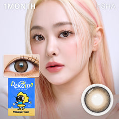 Dekame Look at me Brown 1Month - Korean Monthly Colored Contact Lenses