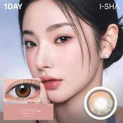 ORIANA Shade Gray 1Day - Korean Daily Colored Contact Lenses