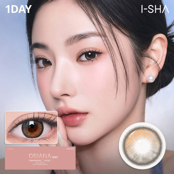 ORIANA Shade Gray 1Day - Korean Daily Colored Contact Lenses