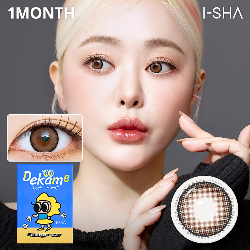 Dekame Look at me Sand 1Month - Korean Monthly Colored Contact Lenses