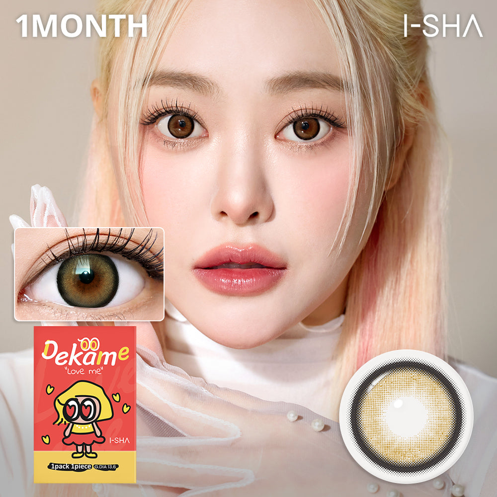 Dekame Love me Cashewnut 1Month - Korean Monthly Colored Contact Lenses