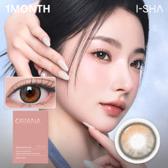 ORIANA Shade Gray 1Month - Korean Monthly Colored Contact Lenses