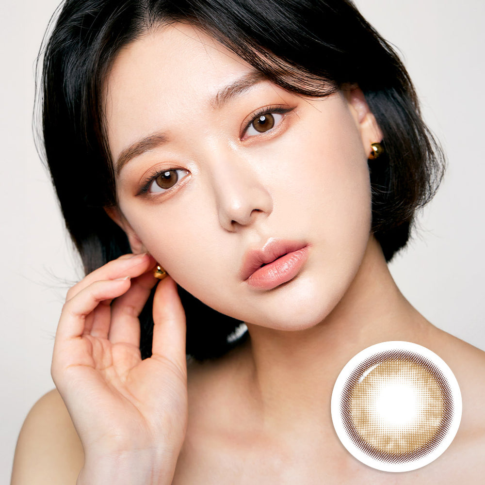 ORIANA Molton Amber Brown 1Month - Korean Monthly Colored Contact Lenses